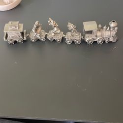 Disney Pewter Collectible Train Set