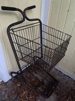 Retro Middle century very charming shopping cart