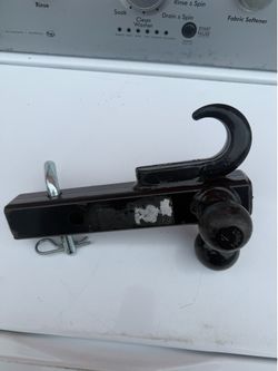 HAUL-MASTER Tri-Ball Trailer Hitch Mount with Hook
