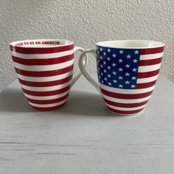 Vintage Pfaltzgraff Patriotic Mug