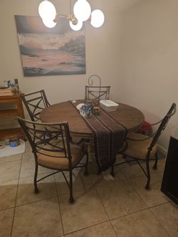 Table and chairs