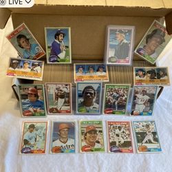 1981 Topps Baseball complete 726 card set