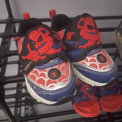 Spiderman Shoes Size 7c 