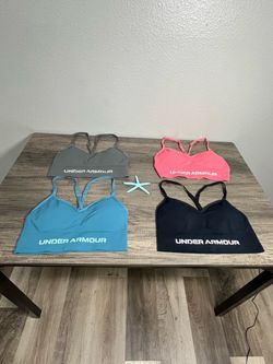 Under Armour Women’s Sports Bras 4-Pack 1384477 Pink Blue Black Grey