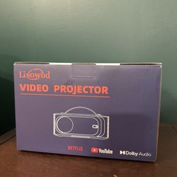  Brand-New Lisowod L61Pro Smart Projector — Sealed Gift (Never Opened)