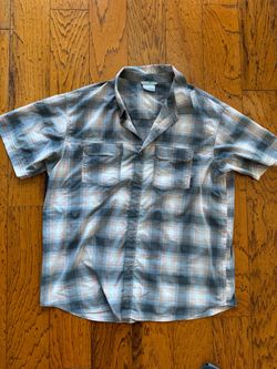 Columbia Plaid Short Sleeve Button-Up Shirt