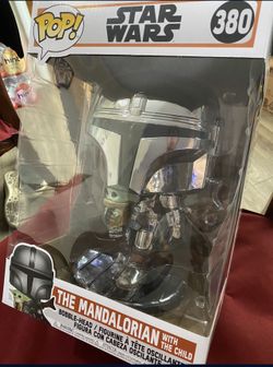 Large Mandalorian Funko Pop