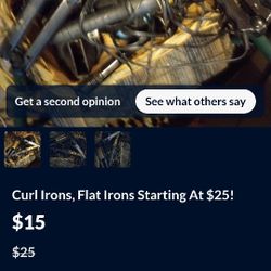 Curling And Straightening Irons Starting At $15