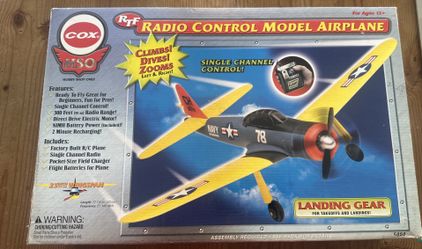 COX (RTF) Radio Control Model Airplane (NEW OPEN BOX) Never Used