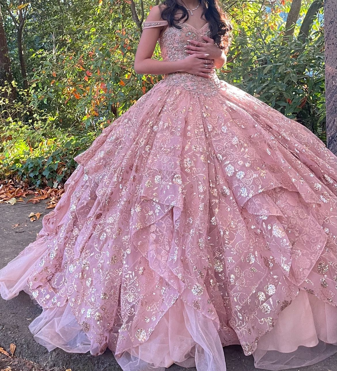 Rose Gold Quince Dress