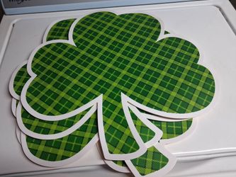 St. Patrick's Day Shamrock placemats