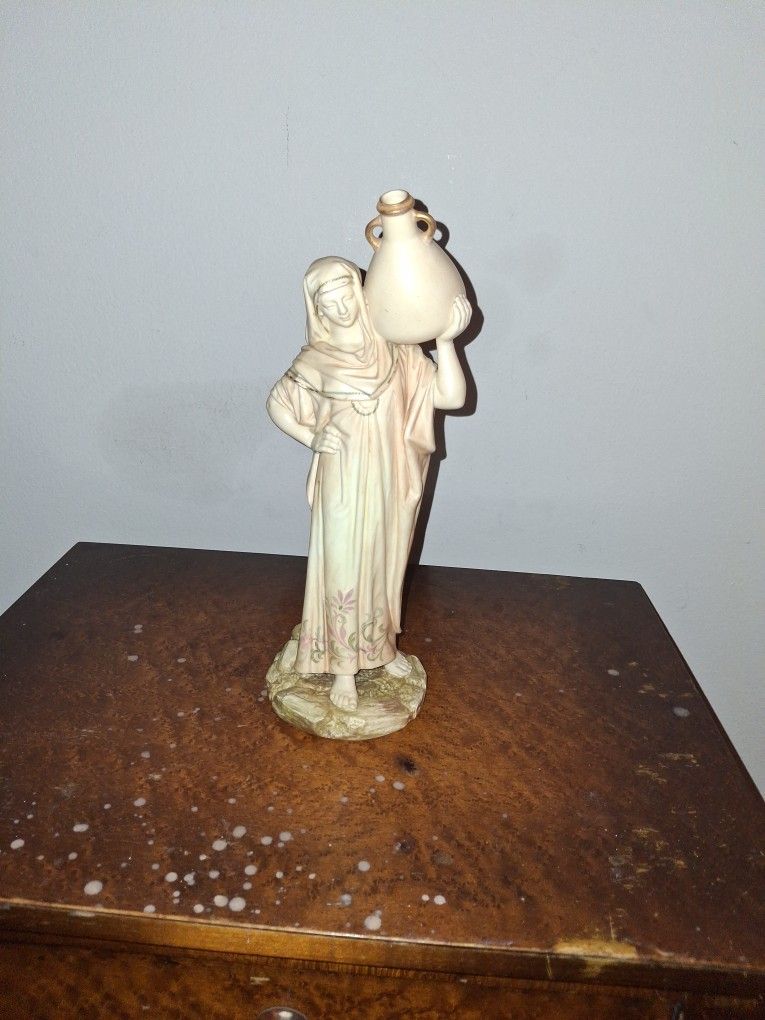 Antique James Hadley Royal Worcester Female Water #1250