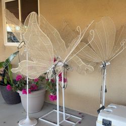 4 Butterflies 4-5 Ft Tall 