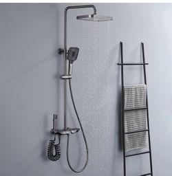 Thermostatic Rain Shower System – Wall Mounted – NEW (Open Box)