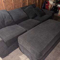 Large Couch With Ottoman 