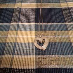 Diamond Heart Necklace 