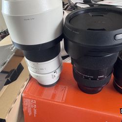Sony Lens/sigama/tamron