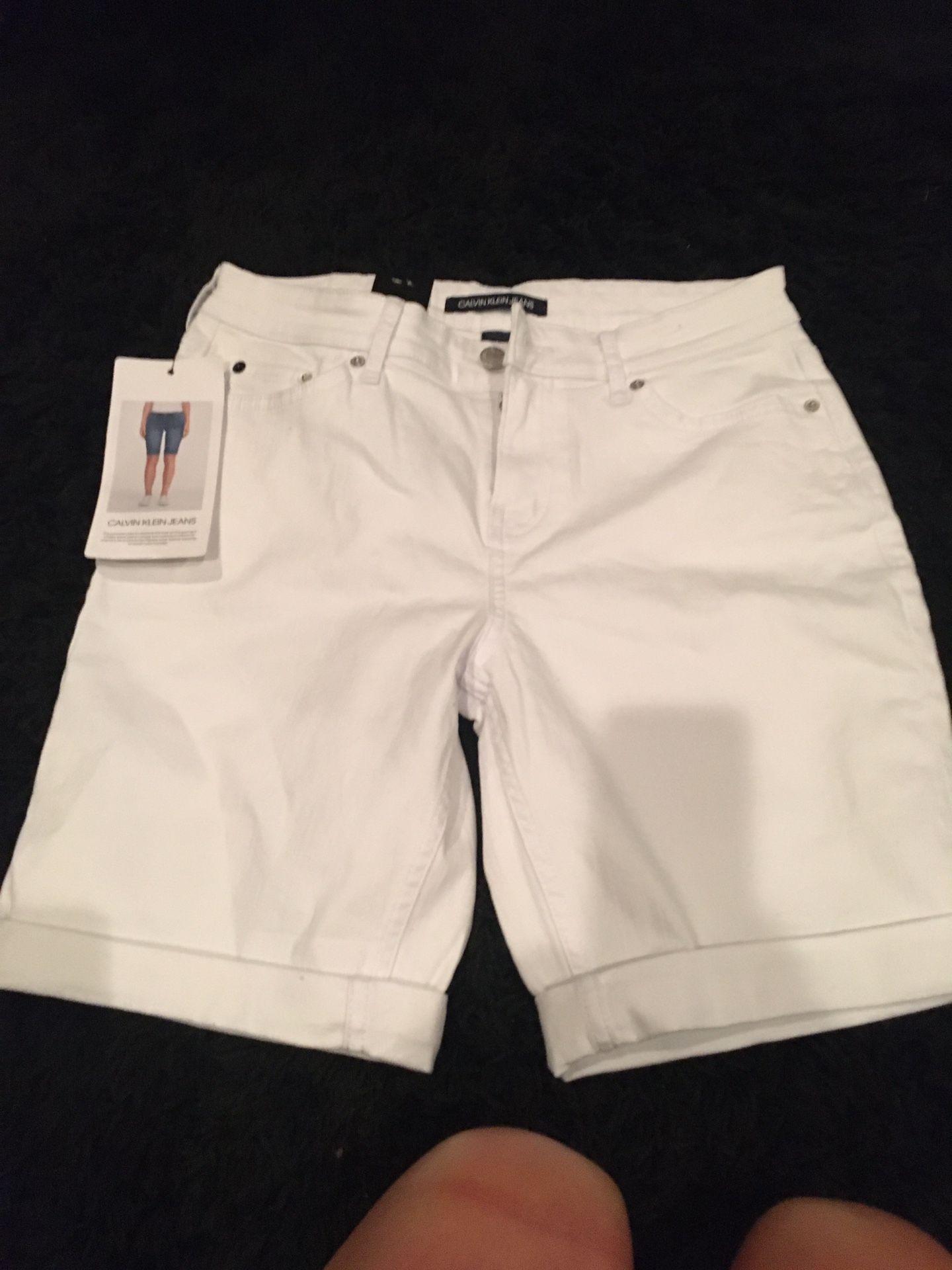 Calvin Klein Jean shorts brand new size 8