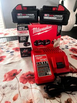 Milwaukee M18 18 V Lithium ion High Output 6.0 Ah Batteries