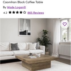 Coffee Table New Beautiful And Modern $100