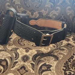 Sam Brown Leather Belt