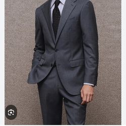 Stratford Two-piece Braid Plaid Men's Suit Size 44r Excellent Condition