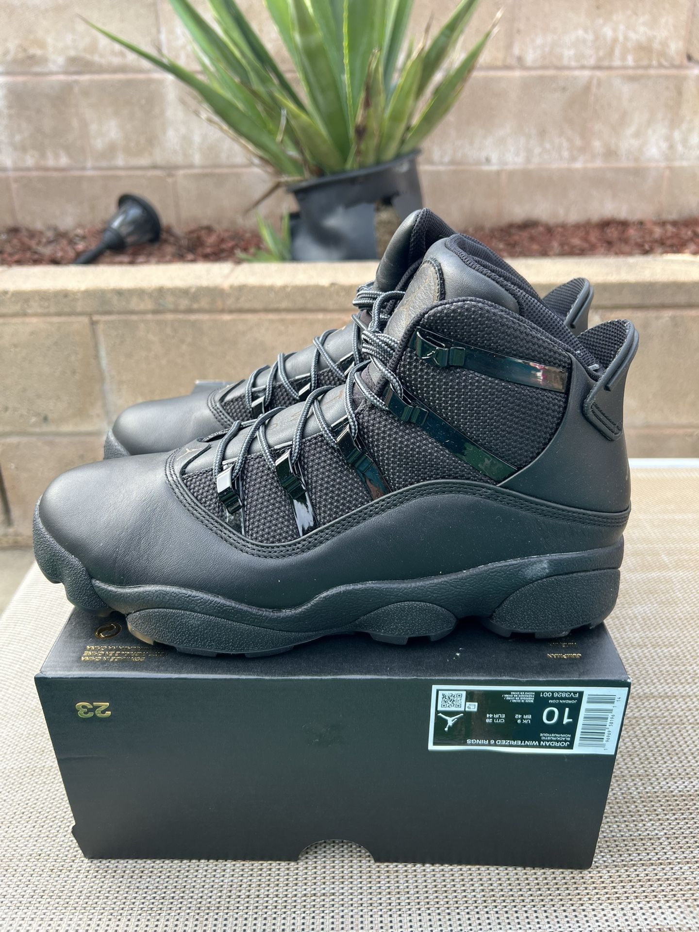 Jordan 6 Rings Winterized Boot Black