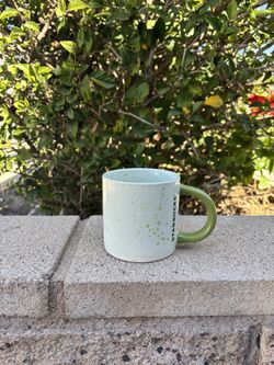 Starbuck Matcha Green Splatter Coffee Mug 12oz