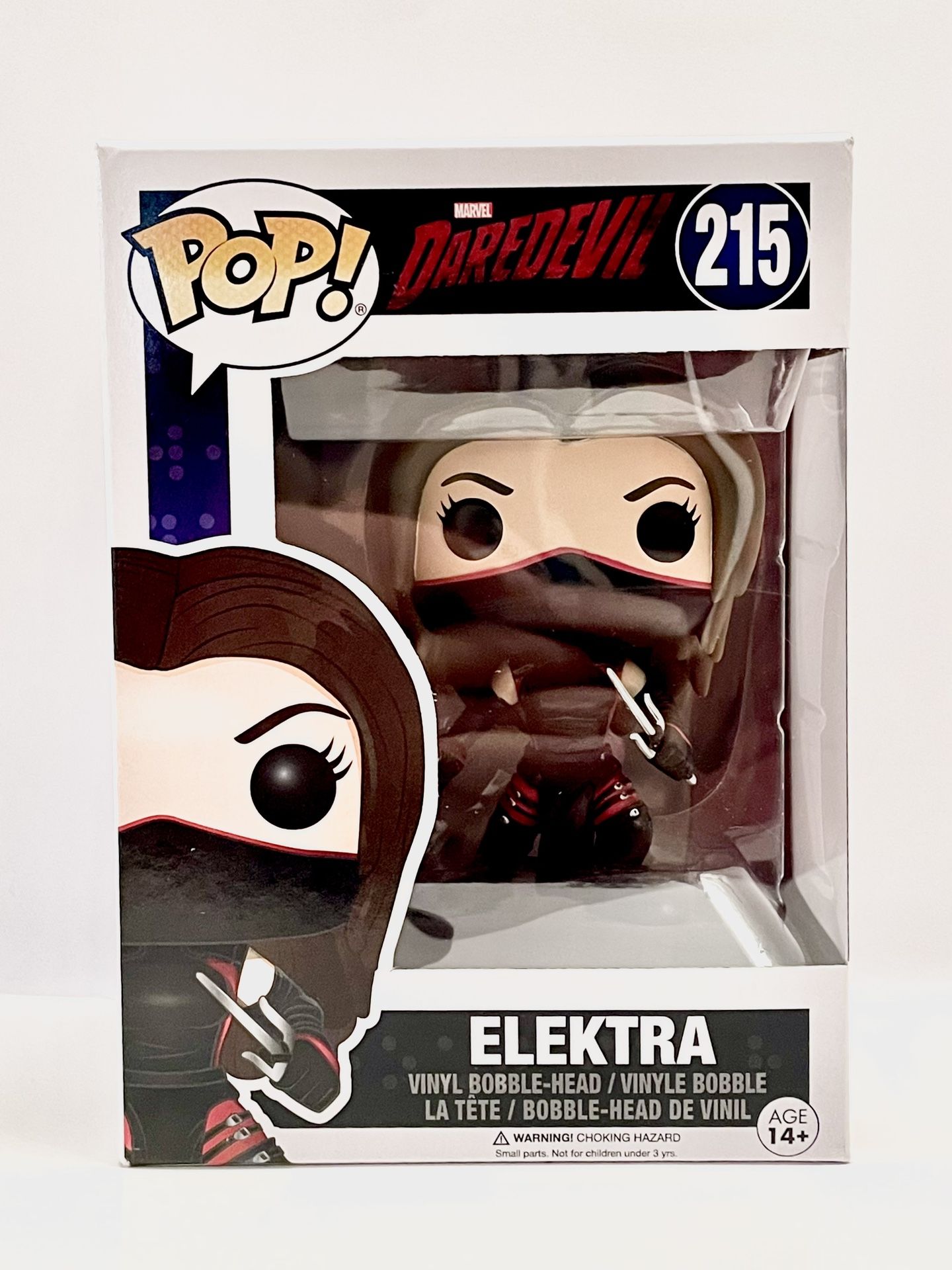 Funko Pop Marvel Daredevil Electra #215 Vinyl Bobblehead
