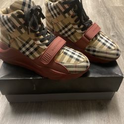 Men’s US Size 8 Burberry Regis High Top