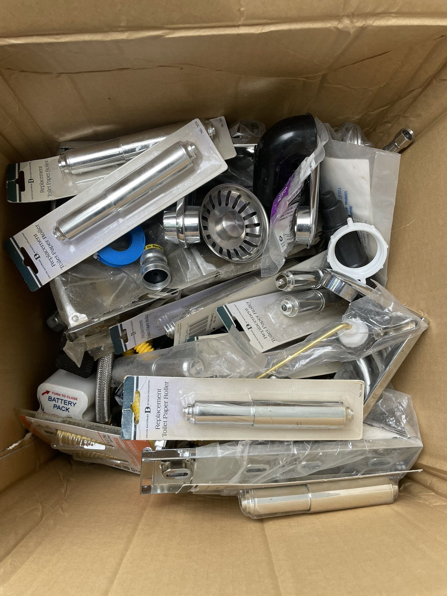 Box Full Of Plumbing Parts