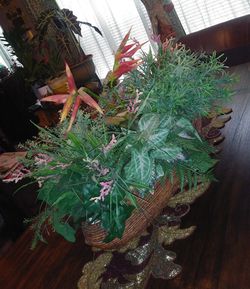 Decorative fake plant for big table