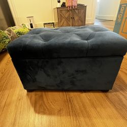 Blue Ottoman 