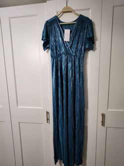 Blue Maternity Dress
