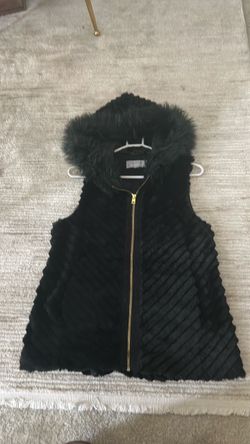 White Faux Fur Coat
