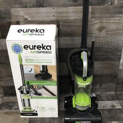 Eureka Powerful Bagless Upright Carpet and Floor Airspeed Ultra-Lightweight Vacuum Cleaner, w/Replacement Filter, Green