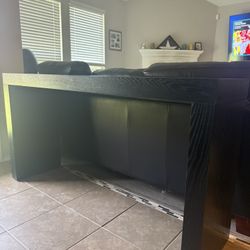 Black Wall Table