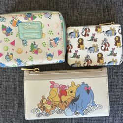 NEW LOUNGEFLY WALLET(Pooh and Stich)