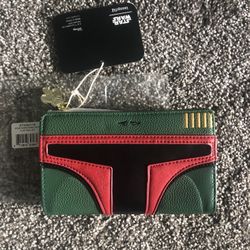 NEW Loungefly Star Wars Boba Fett Bifold Wallet