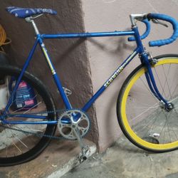 Schwinn Track Bike Fixed Gear 58cm Aluminum V deep Rims SR Santour