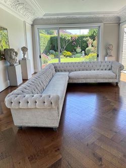 Massive Custom High-End Chesterfield Sectional Sofa
