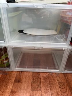 Stackable shoebox organizer $5 each