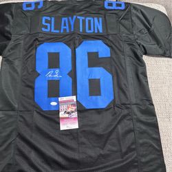 Darius Slayton Signed Autograph Custom Jersey - JSA Coa - New York Giants