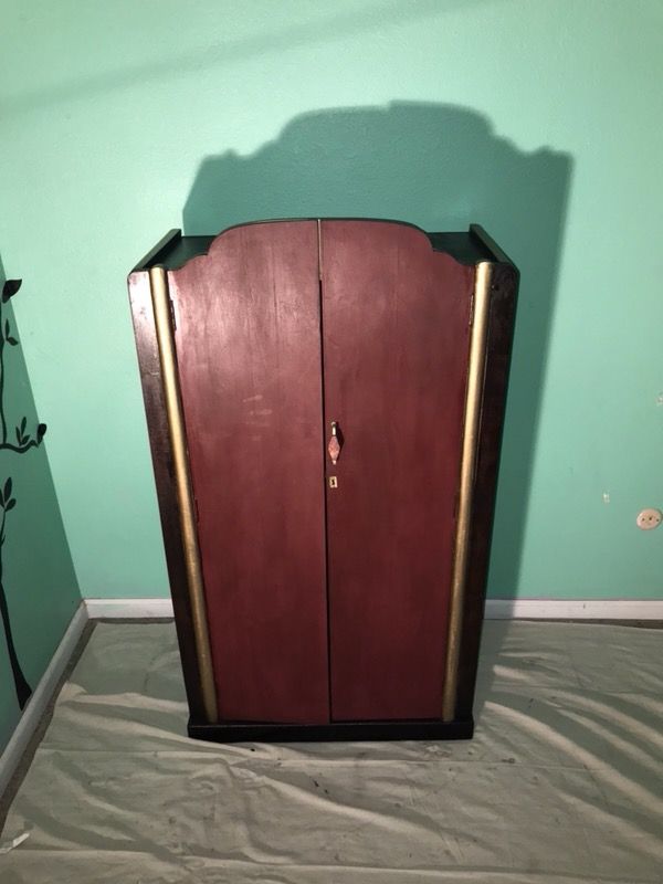 Antique Armoire with intact lock/key for Sale in Antioch, CA OfferUp