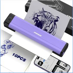 Padieoe Tattoo Stencil Printer with 10Pcs Transfer Paper - Bluetooth