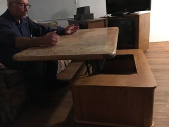 Antique Ottoman /play table /coffee table in one