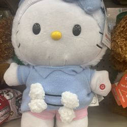 Hello Kitty Winter Reindeer Animated Plush Side Stepper, 14 in