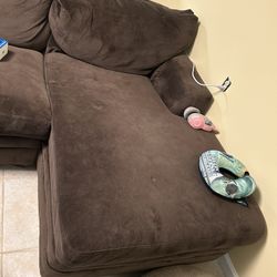 TV Armoire And Couch With Bed 