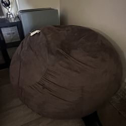 Large Brown Bean Bag Chair