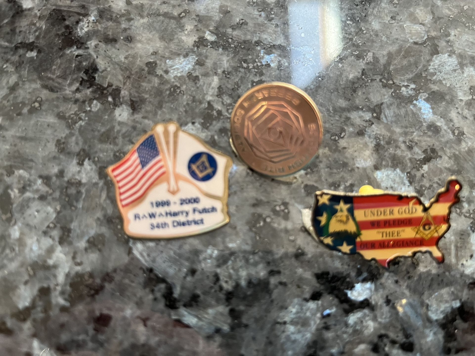 Masonic Pin Vintage Qty 4